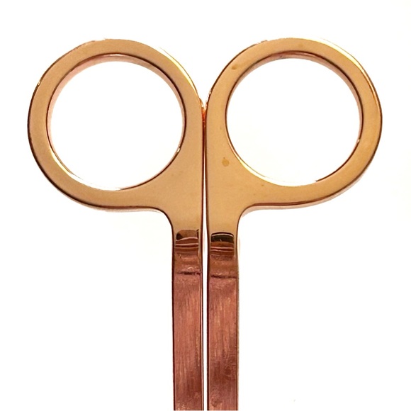 Rose Gold Candle Wick Trimmer Clipper Cutter Scissors Pink Shiny Durable Metal - Picture 10 of 11